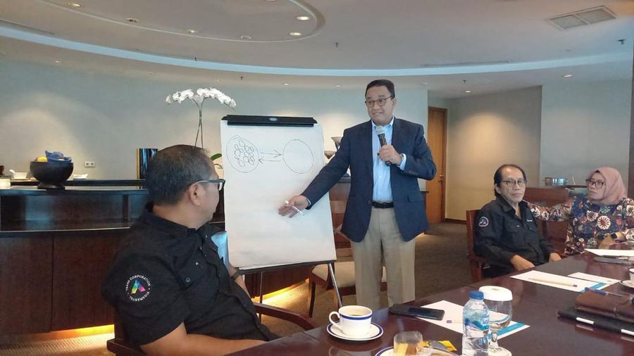 Gubernur DKI Jakarta Anies Baswedan (CNBC Indonesia/Muhammad Iqbal)