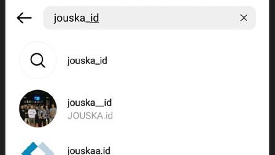 instagram @jouska_id tidak ditemukan