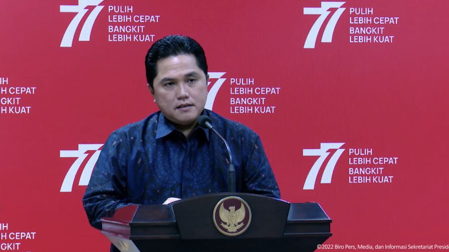 Keterangan Pers Menteri BUMN, Kantor Presiden, 24 Agustus 2022
