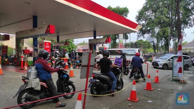SPBU Pertamina, Kemang (CNBC Indonesia/Andrean Kristianto)