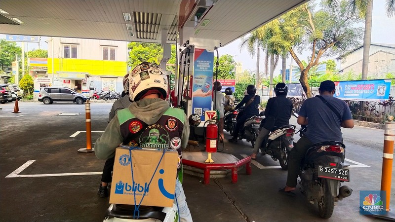SPBU Pertamina (CNBC Indonesia/Tri Susilo)