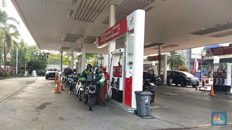 SPBU Pertamina (CNBC Indonesia/Tri Susilo)