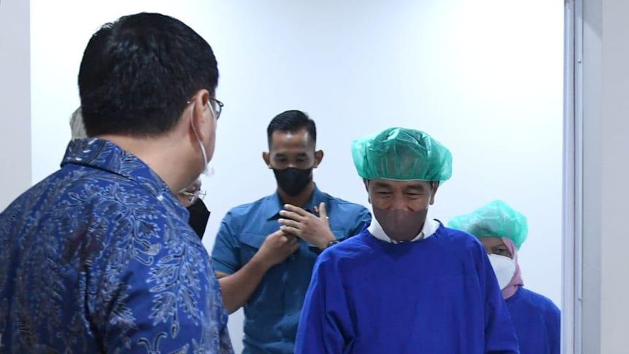 Suasana bahagia menyelimuti keluarga Presiden Joko Widodo dan Ibu Iriana yang menyambut kelahiran cucu kelima pada hari Kamis, 25 Agustus 2022, di Rumah Sakit Pondok Indah, Jakarta Selatan. (Lukas - Biro Pers Sekretariat Presiden)