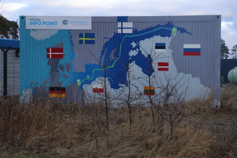 UKRAINE-CRISIS/GERMANY-GAS FILE PHOTO: A view shows pipes at the landfall facilities of the 'Nord Stream 1' gas pipeline in Lubmin, Germany, July 21, 2022. REUTERS/Annegret Hilse//File Photo