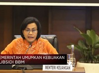 Curhatan Sri Mulyani Subsidi BBM Terus Bengkak Bebani APBN