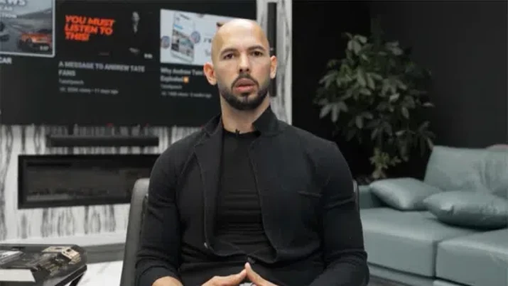 Andrew Tate Andrew Tate. (Tangkapan Layar via FreeTopG via Vimeo)