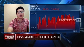 The Fed Kian Hawkish, IHSG Dibuka Ambles Lebih Dari 1%