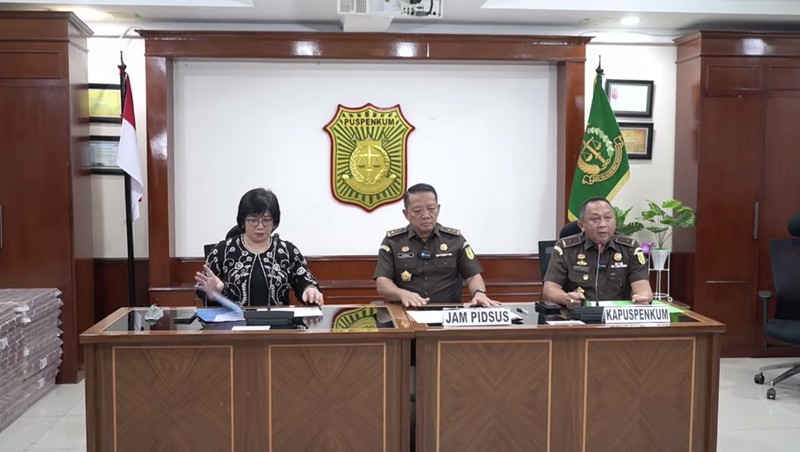 Perkembangan Perkara PT DUTA PALMA GROUP atas nama Tersangka SD, aset telah disita , serta hasil penghitungan kerugian perekonomian negara dalam perkara PT Duta Palma Group oleh BPKP, Selasa (30/8/2022). (Tangkapan layar Youtube Kejaksaan RI) Perkembangan Perkara PT DUTA PALMA GROUP atas nama Tersangka SD, aset telah disita , serta hasil penghitungan kerugian perekonomian negara dalam perkara PT Duta Palma Group oleh BPKP, Selasa (30/8/2022). (Tangkapan layar Youtube Kejaksaan RI)