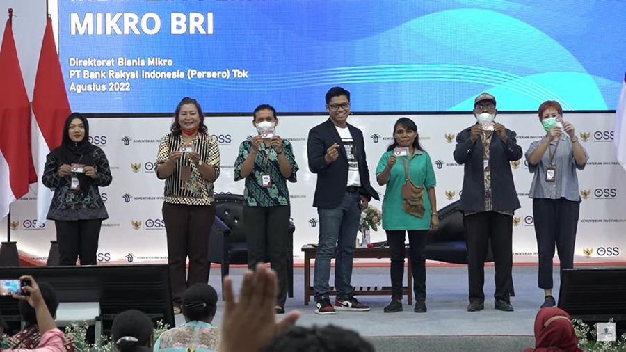 Tangkapan Layar Sosialisasi Akses Permodalan untuk Pelaku UMKM, Selasa (30/8/2022).