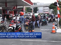 Jelang Kenaikan Harga BBM Subsidi, SPBU Diserbu