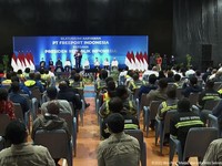 Jokowi Blusukan Cek Isi 'Perut' Tambang Grasberg Freeport