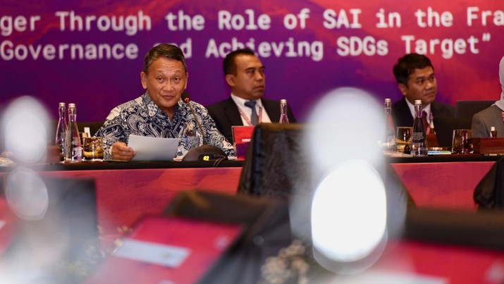 Menteri ESDM Arifin Tasrif dalam acara SAI20 Summit, Nusa Dua, Bali. (Dok: KESDM) Menteri ESDM Arifin Tasrif dalam acara SAI20 Summit, Nusa Dua, Bali. (Dok: KESDM)