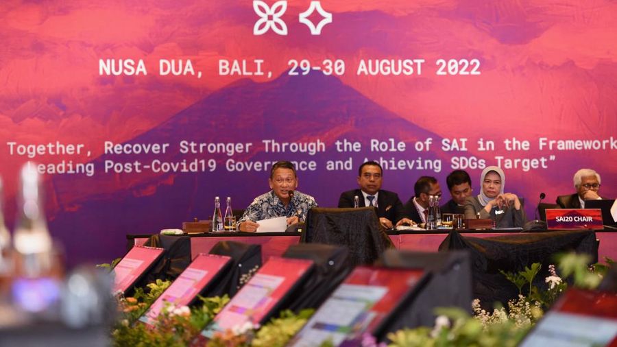 Menteri ESDM Arifin Tasrif dalam acara SAI20 Summit, Nusa Dua, Bali. (Dok: KESDM)