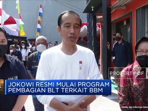 Sah! Jokowi Resmikan Program BLT BBM