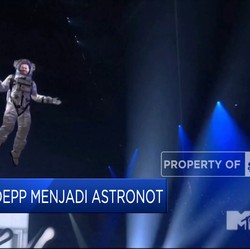 Sapa Penonton MTV, Johnny Depp Jadi Astronot