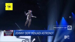 Sapa Penonton MTV, Johnny Depp Jadi Astronot