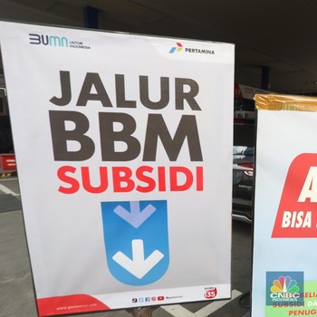 Papan-Papan Info BBM Subsidi Bermunculan di SPBU