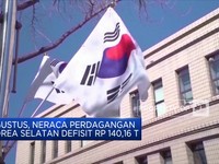Agustus, Neraca Dagang Korsel Defisit USD 9,47 M