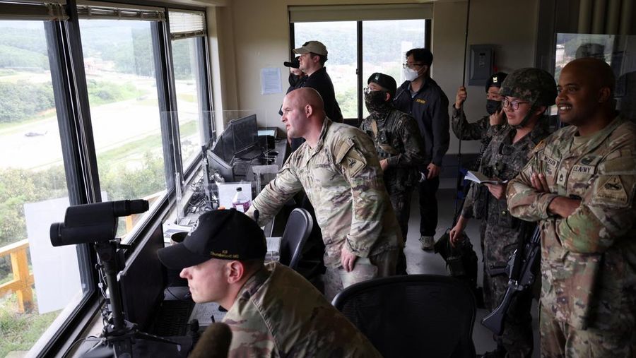 Amerika-Korsel Gelar Latihan Militer Gabungan (REUTERS/KIM HONG-JI)