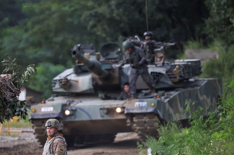 Amerika-Korsel Gelar Latihan Militer Gabungan (REUTERS/KIM HONG-JI) Amerika-Korsel Gelar Latihan Militer Gabungan (REUTERS/KIM HONG-JI)