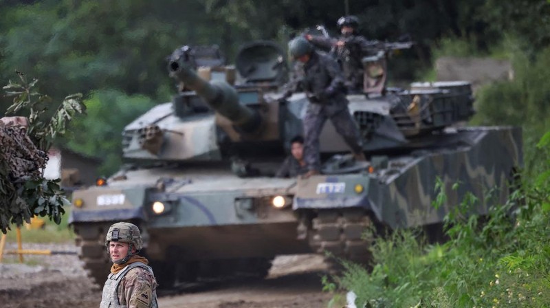 Amerika-Korsel Gelar Latihan Militer Gabungan (REUTERS/KIM HONG-JI)