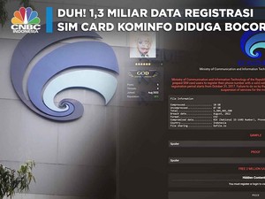 Duh! 1,3 Miliar Data Registrasi SIM Card Kominfo Diduga Bocor