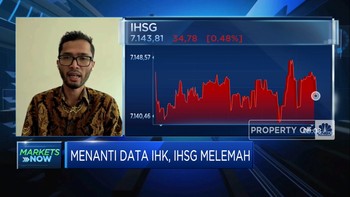 Jelang Rilis Data Inflasi, IHSG Dibuka Melemah