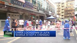 China Lockdown 21 Juta Warga di Kota Chengdu