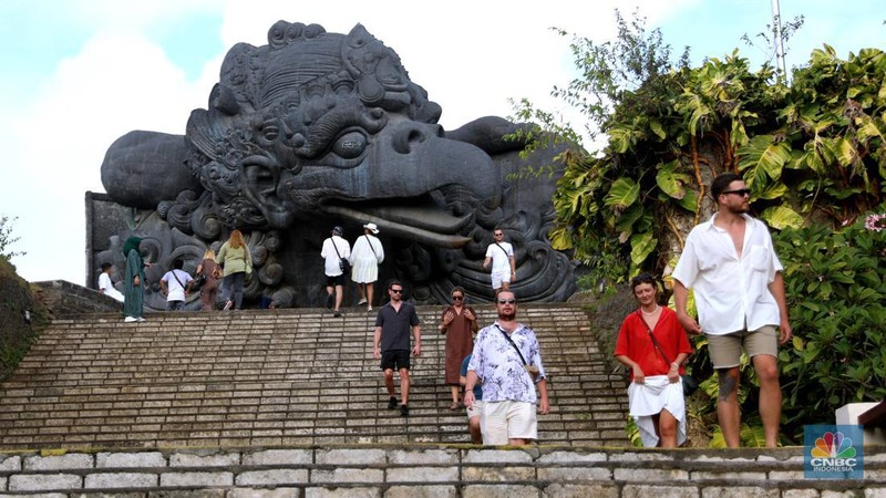 Destinasi wisata di Bali. (CNBC Indonesia/Muhammad Sabki)