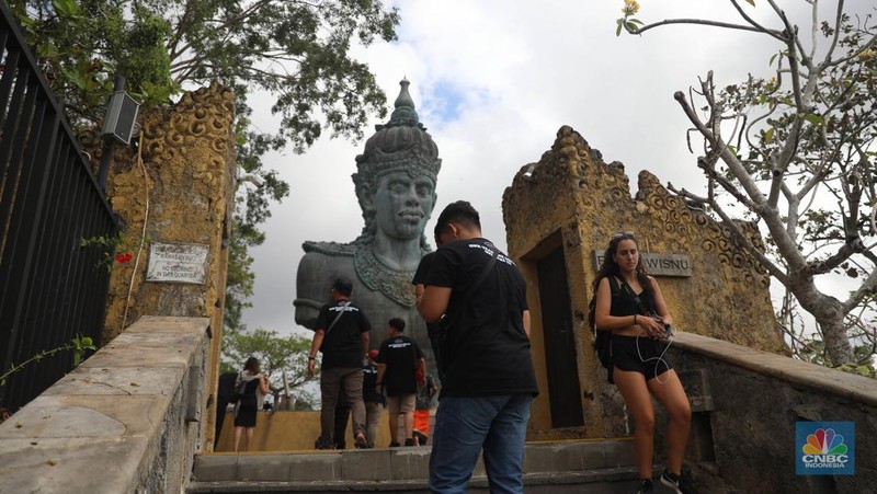 Destinasi wisata di Bali. (CNBC Indonesia/Muhammad Sabki)