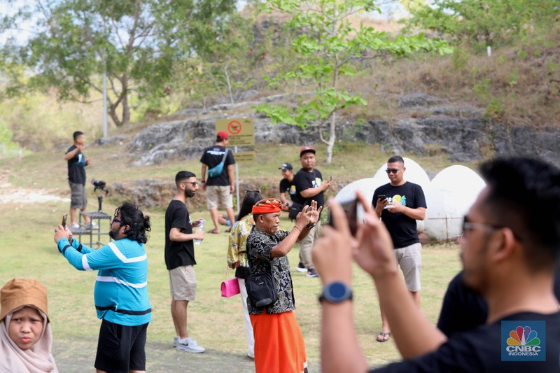 Destinasi wisata di Bali. (CNBC Indonesia/Muhammad Sabki)