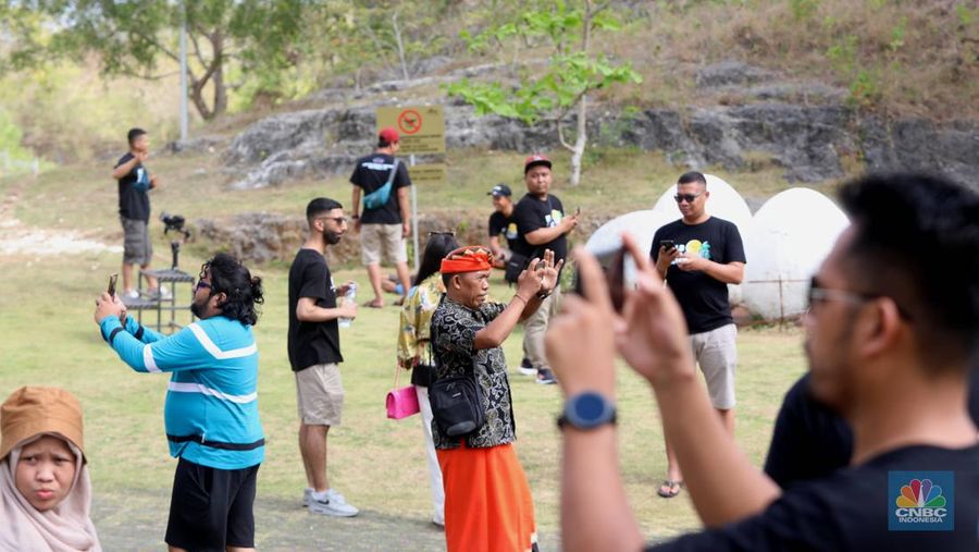 Destinasi wisata di Bali. (CNBC Indonesia/Muhammad Sabki)