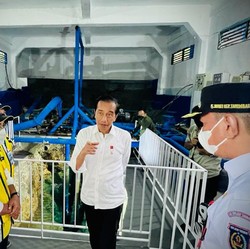 Potret Tangki Air 'Raksasa' yang Disambangi Jokowi di Maluku