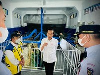 Potret Tangki Air 'Raksasa' yang Disambangi Jokowi di Maluku