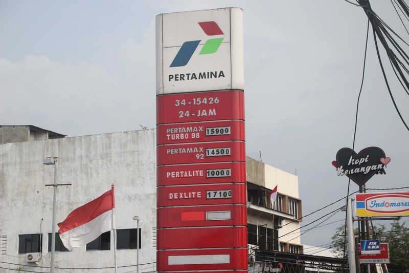 SPBU Pertamina (CNBC Indonesia/Muhammad Sabki) SPBU Pertamina (CNBC Indonesia/Muhammad Sabki)