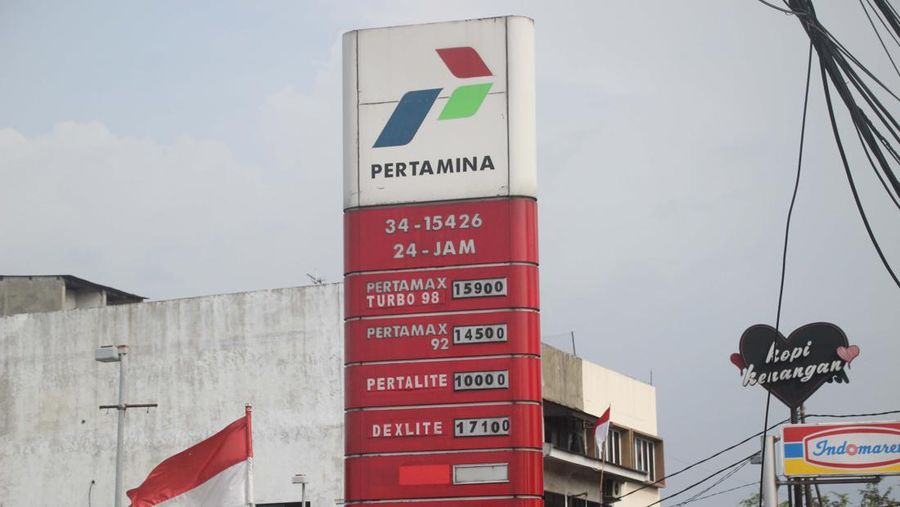 SPBU Pertamina (CNBC Indonesia/Muhammad Sabki)