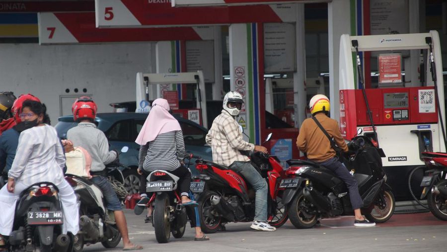 SPBU Pertamina (CNBC Indonesia/Muhammad Sabki)