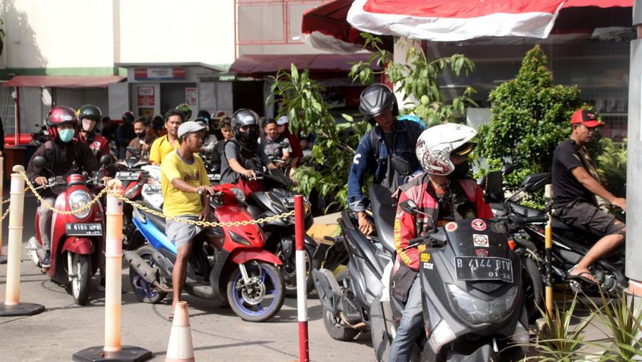 SPBU Pertamina (CNBC Indonesia/Muhammad Sabki)