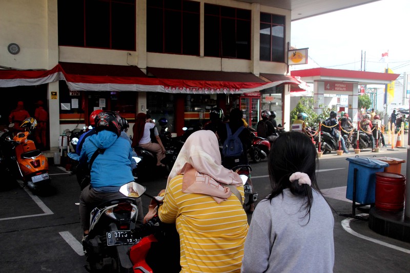 SPBU Pertamina (CNBC Indonesia/Muhammad Sabki) SPBU Pertamina (CNBC Indonesia/Muhammad Sabki)