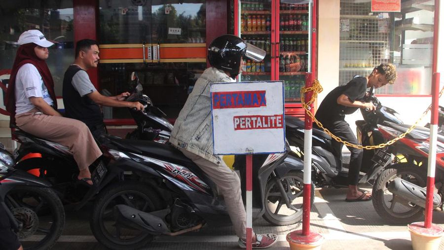 SPBU Pertamina (CNBC Indonesia/Muhammad Sabki)