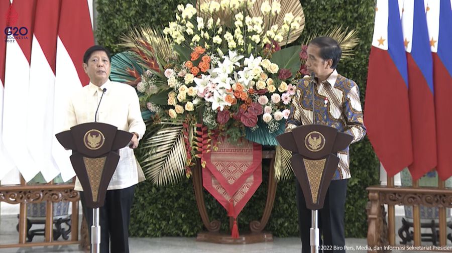 Kunjungan Kenegaraan Presiden Ferdinand Marcos Jr. di Istana Bogor. (Tangkapan Layar via Youtube Sekretariat Presiden)