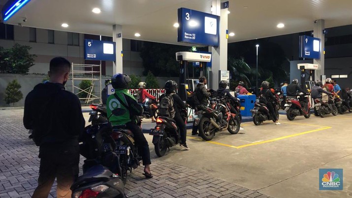 SPBU VIVO MT Haryono, Jakarta Selatan, Senin (5/9/2022). SPBU VIVO MT Haryono, Jakarta Selatan, Senin (5/9/2022). (CNBC Indonesia/ Emir Yanwardhana)