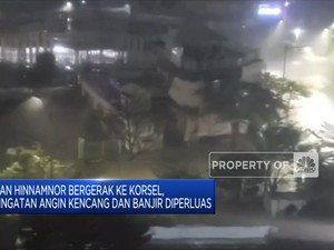 Topan Hinnamnor Masuk Korsel, Peringatan Banjir Diperluas