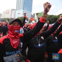 Tolak Omnibus Law Cipta Kerja, Buruh Tuntut Upah 'Akal Sehat'