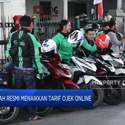 Pemerintah Resmi Menaikkan Tarif Ojek Online