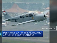 Pesawat Latih TNI AL Hilang, Jatuh Di Selat Madura