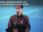 Jokowi: Ekonomi RI Bisa -17% Jika Lockdown di Awal Covid