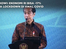 Jokowi: Ekonomi RI Bisa -17% Jika Lockdown di Awal Covid
