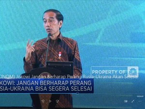 Jokowi: Jangan Harap Perang Rusia-Ukraina Akan Selesai Cepat!