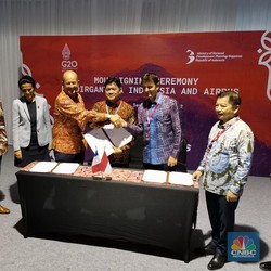Pacu Bisnis Dirgantara, PTDI Teken MoU dengan Airbus